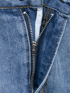 Loose A line High Denim Mini Skirt