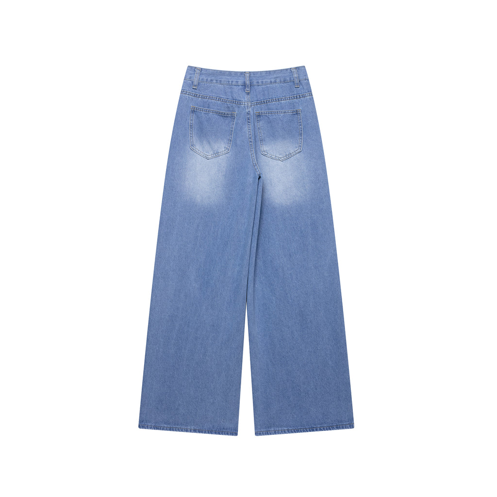 Street Hipster Denim Vest & Hipster Jeans Suit