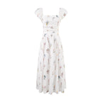 Chic Puff Sleeve Floral Dress