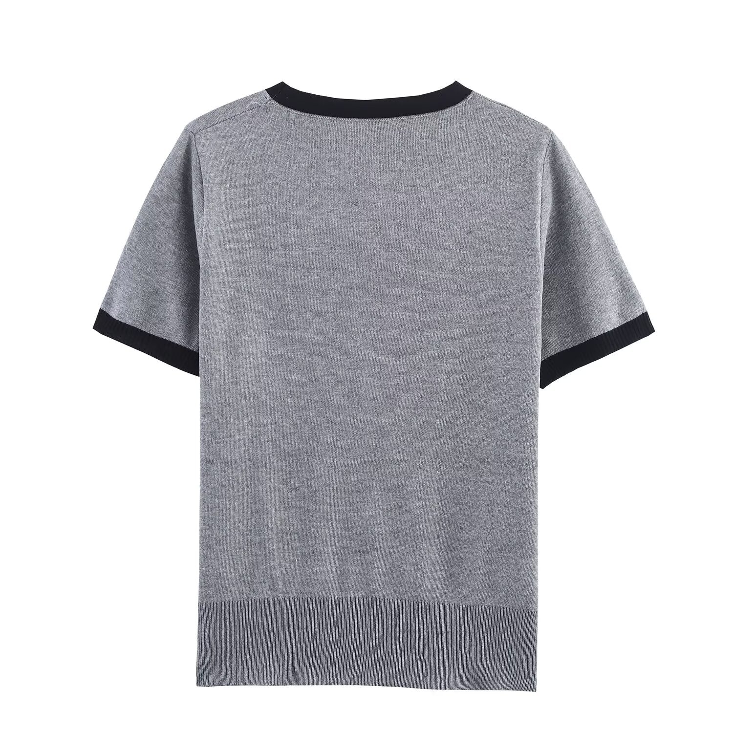 Round Neck Pullover Sweater Top