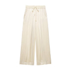 Beige trousers