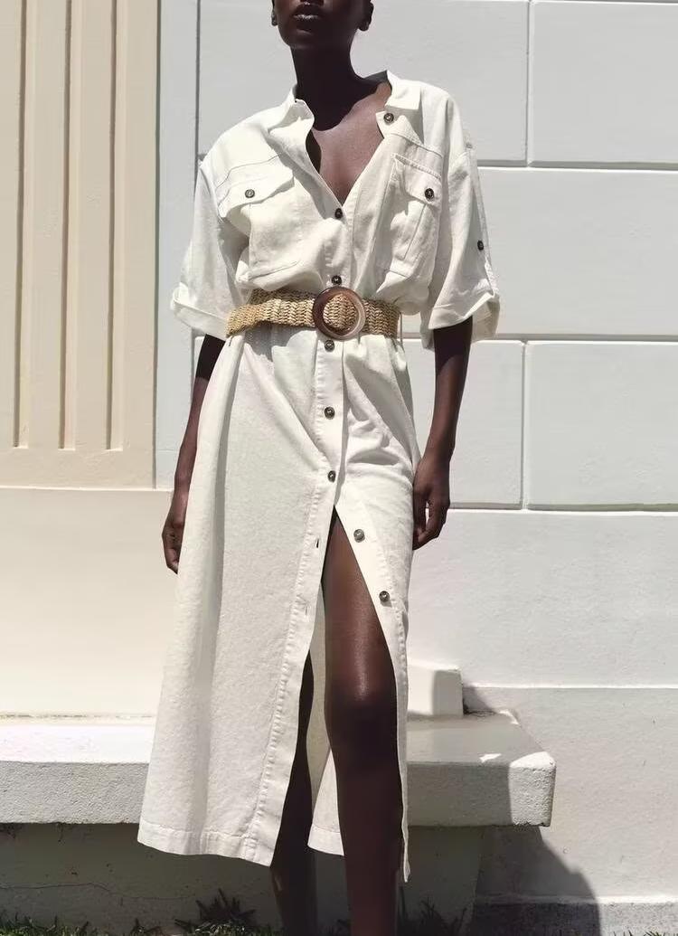 Retro Belt Dress