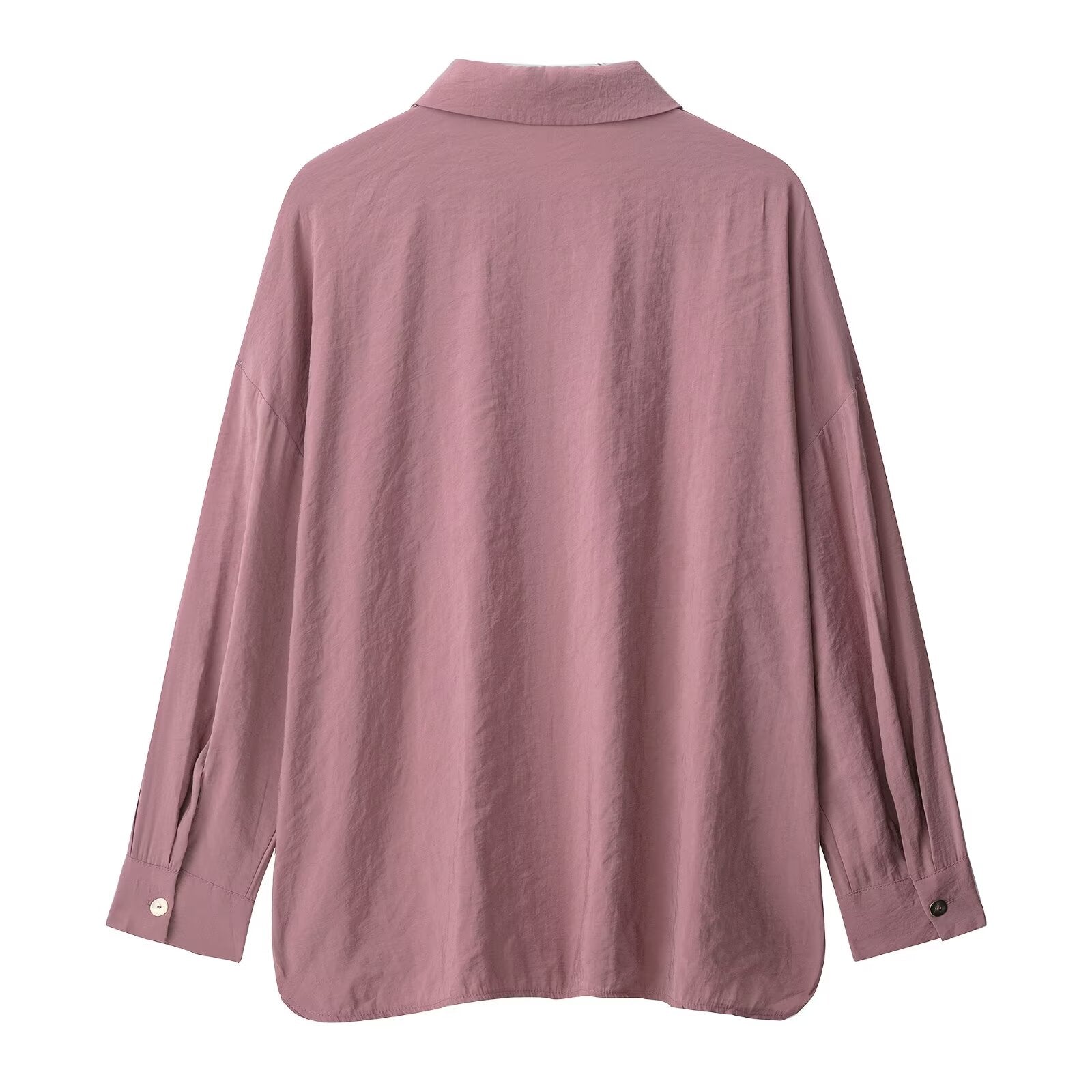 Soft Draping Mauve Blouse