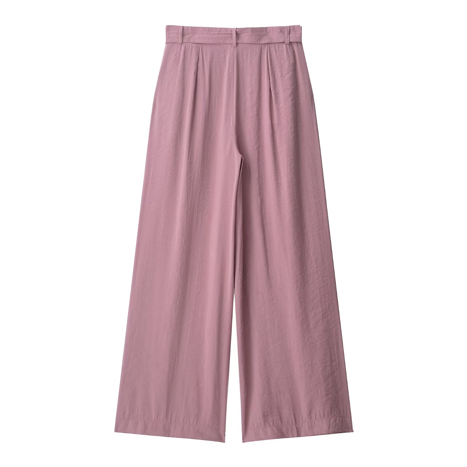 Soft Draping Mauve Trousers