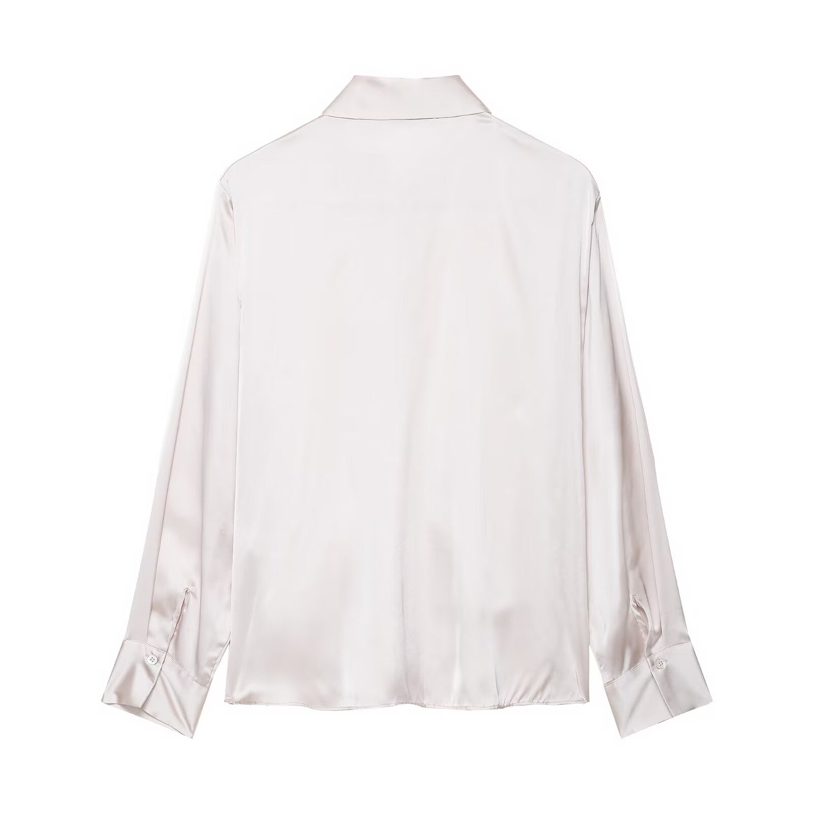 Bow Tie Texture Drape Shirt