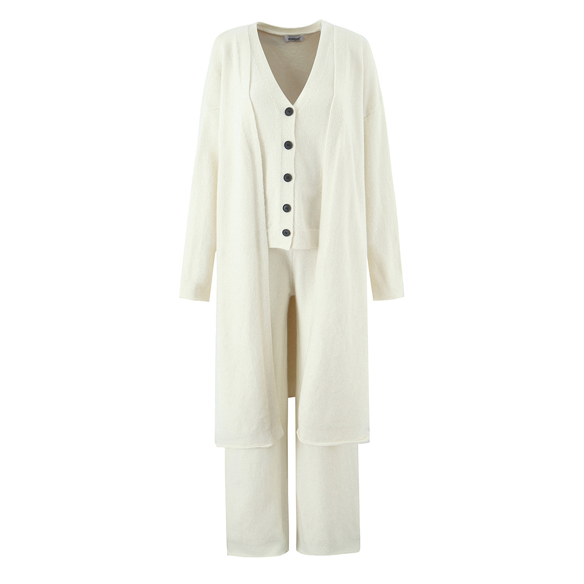 Sweater Cardigan Three Piece Set