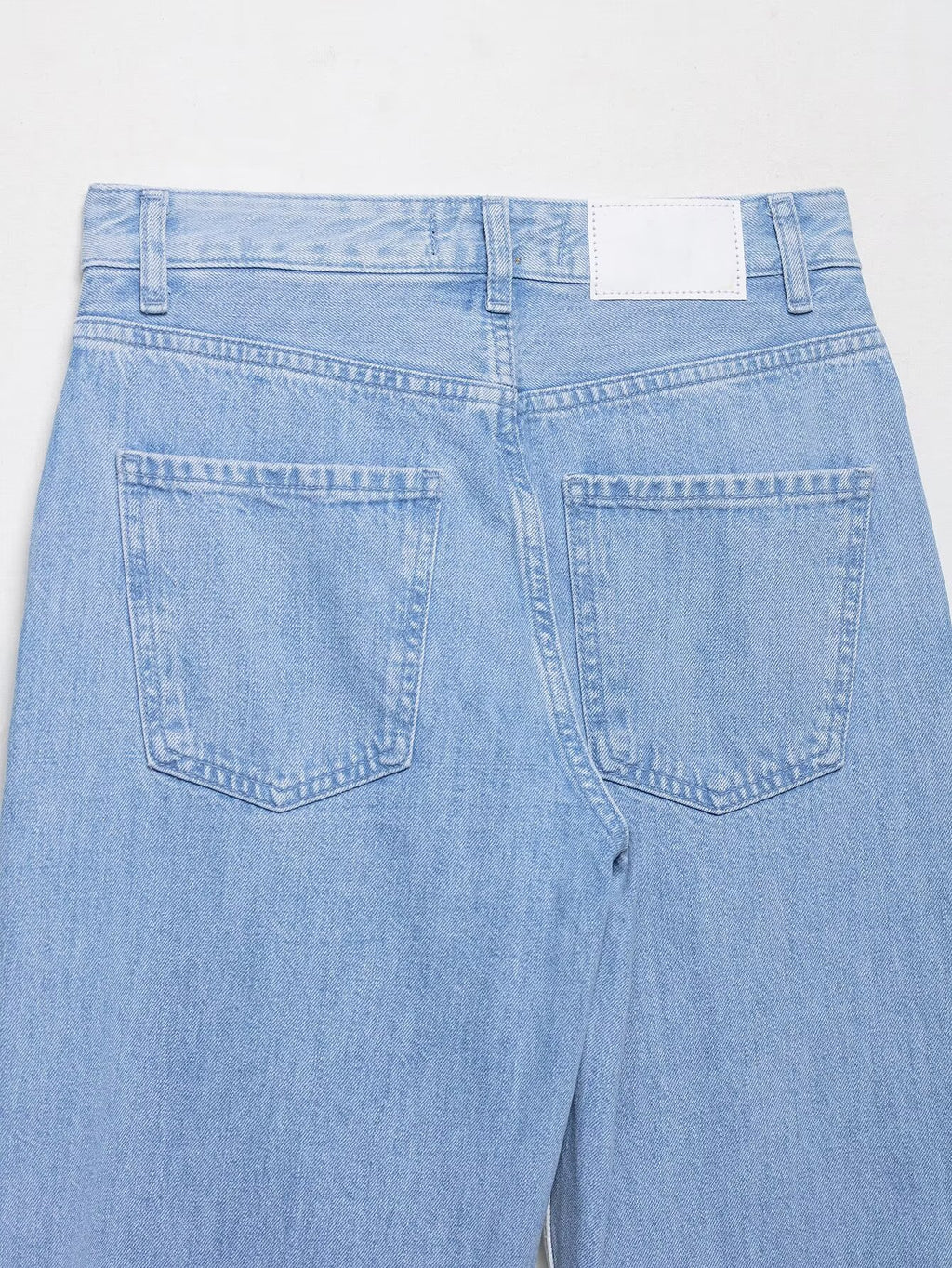 Mid Denim Patchwork Jacket & Bottom Set