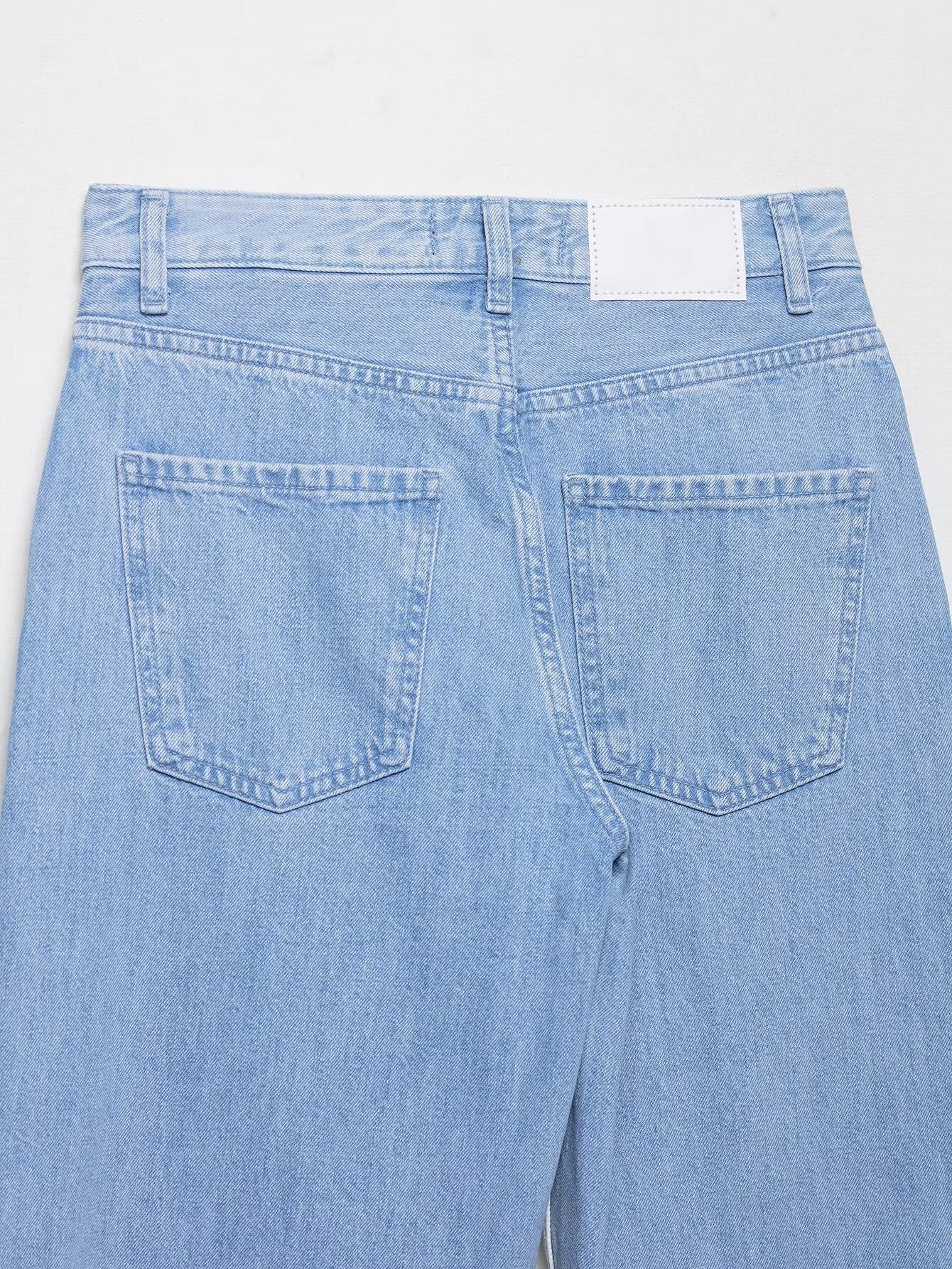 Mid Denim Patchwork Jacket & Bottom Set