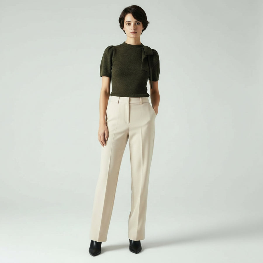 Round Short Sweater