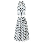 Polka Dot A line Skirt Sets