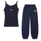 New Your Rib T shirt & Jogger Pants Set