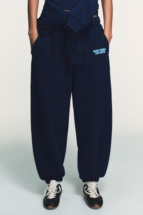 New Your Rib T shirt & Jogger Pants Set