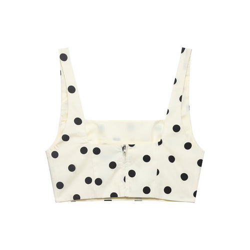 Polka Dot Crop Top