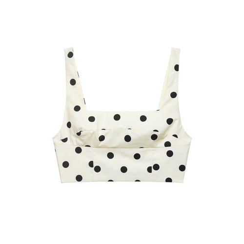 polka dot top