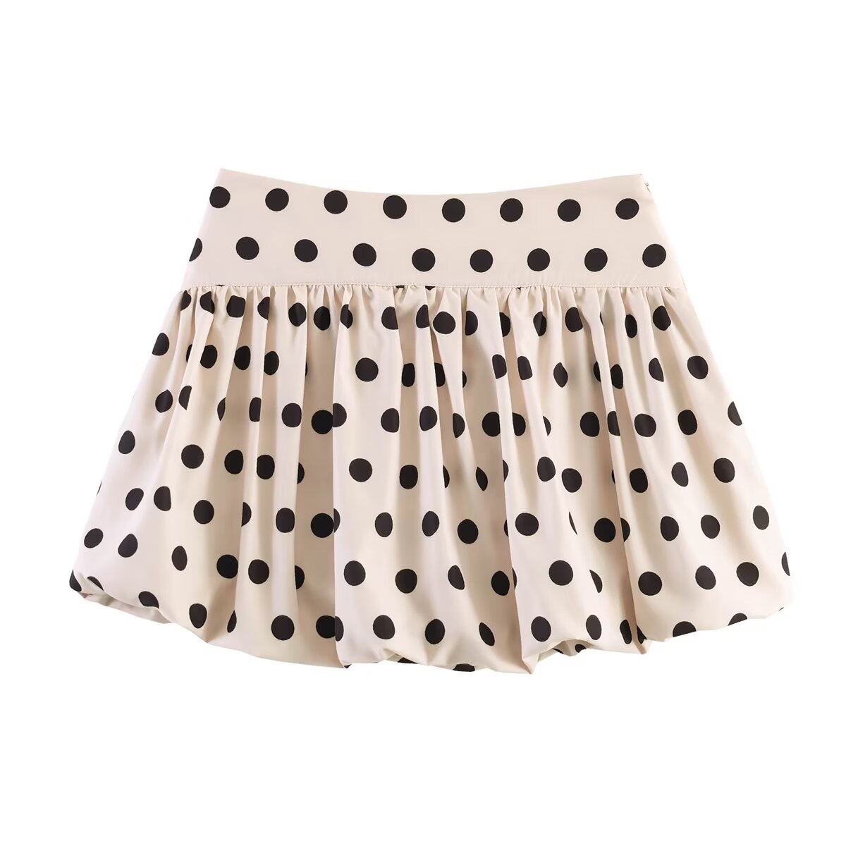 All Match Retro Polka Dot Balloon Culottes