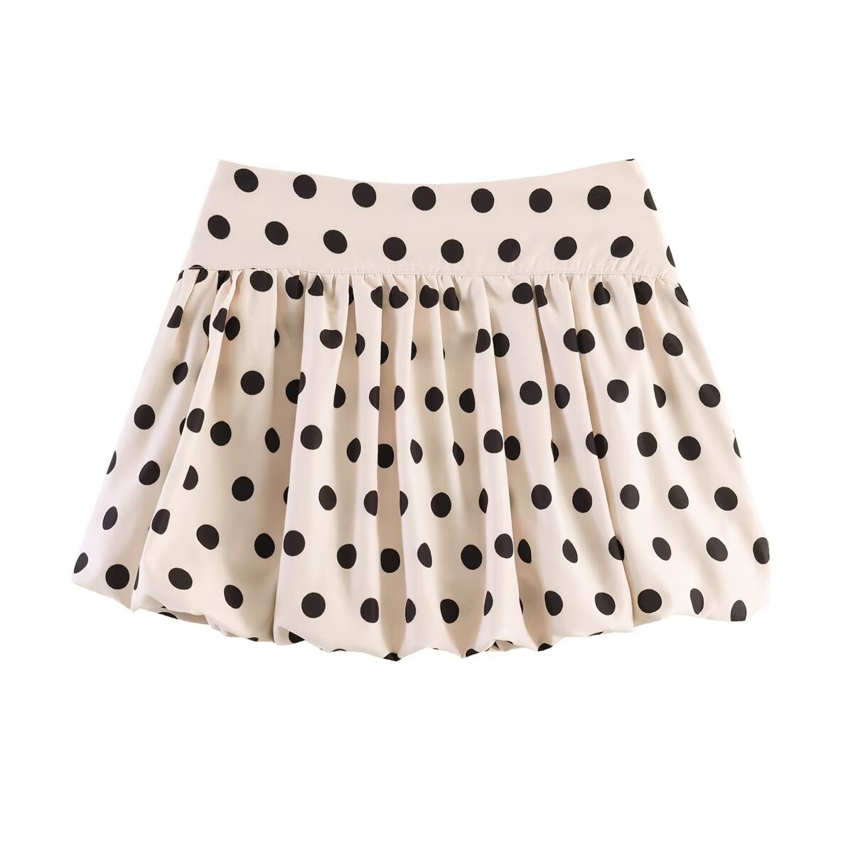 All Match Retro Polka Dot Balloon Culottes