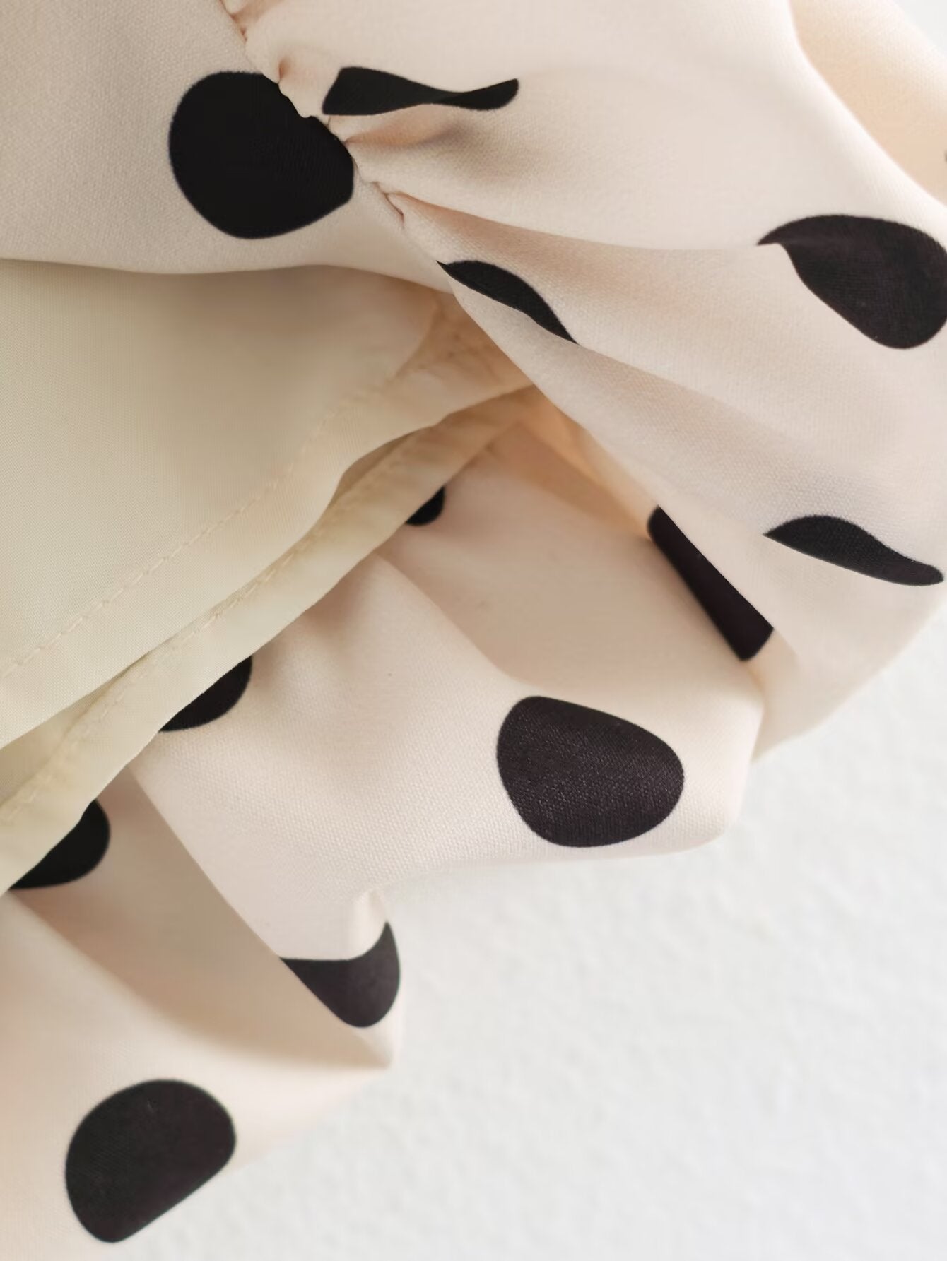All Match Retro Polka Dot Balloon Culottes