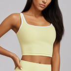 Beautiful Back Color-Block Active Top