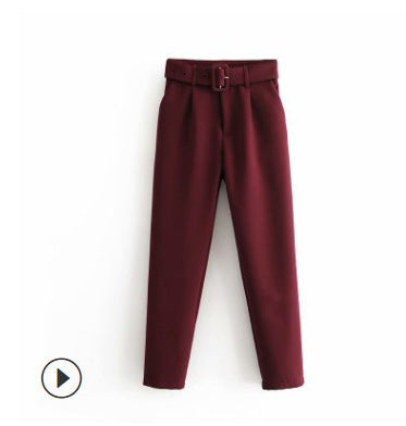 Autumn Pleated Pants