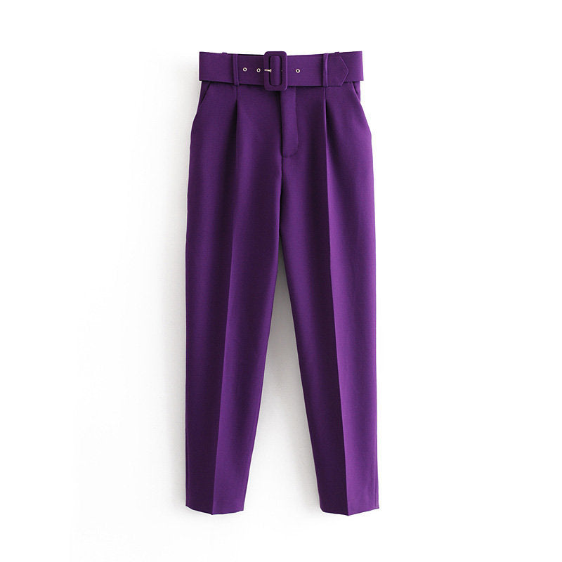 Autumn Pleated Pants