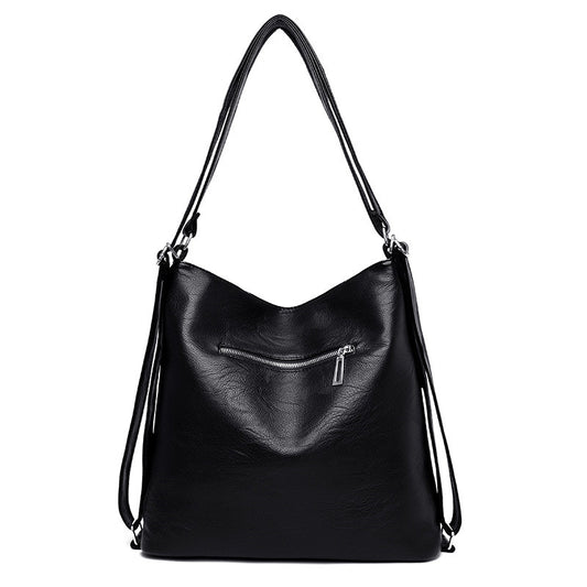 Zipped Style Leather Handbags