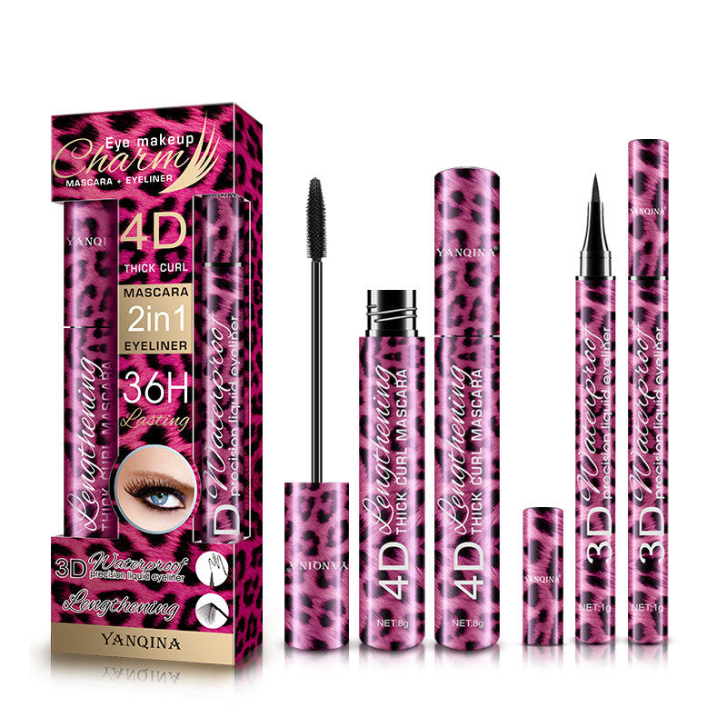 Leopard Eyeliner and Mascara Set