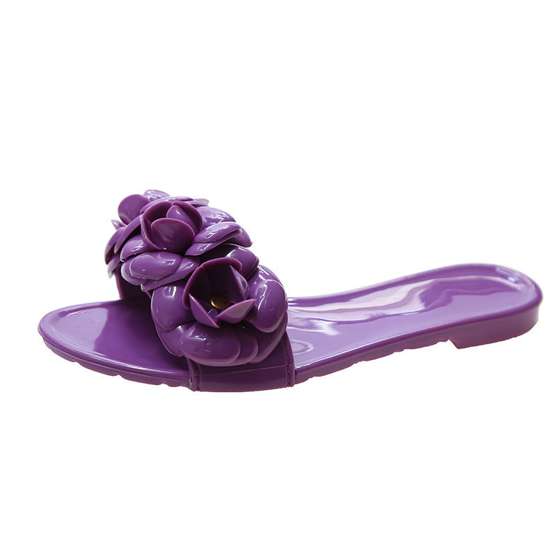 Camellia Jelly Sandals