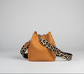 Leopard Print Bucket Crossbody Bag