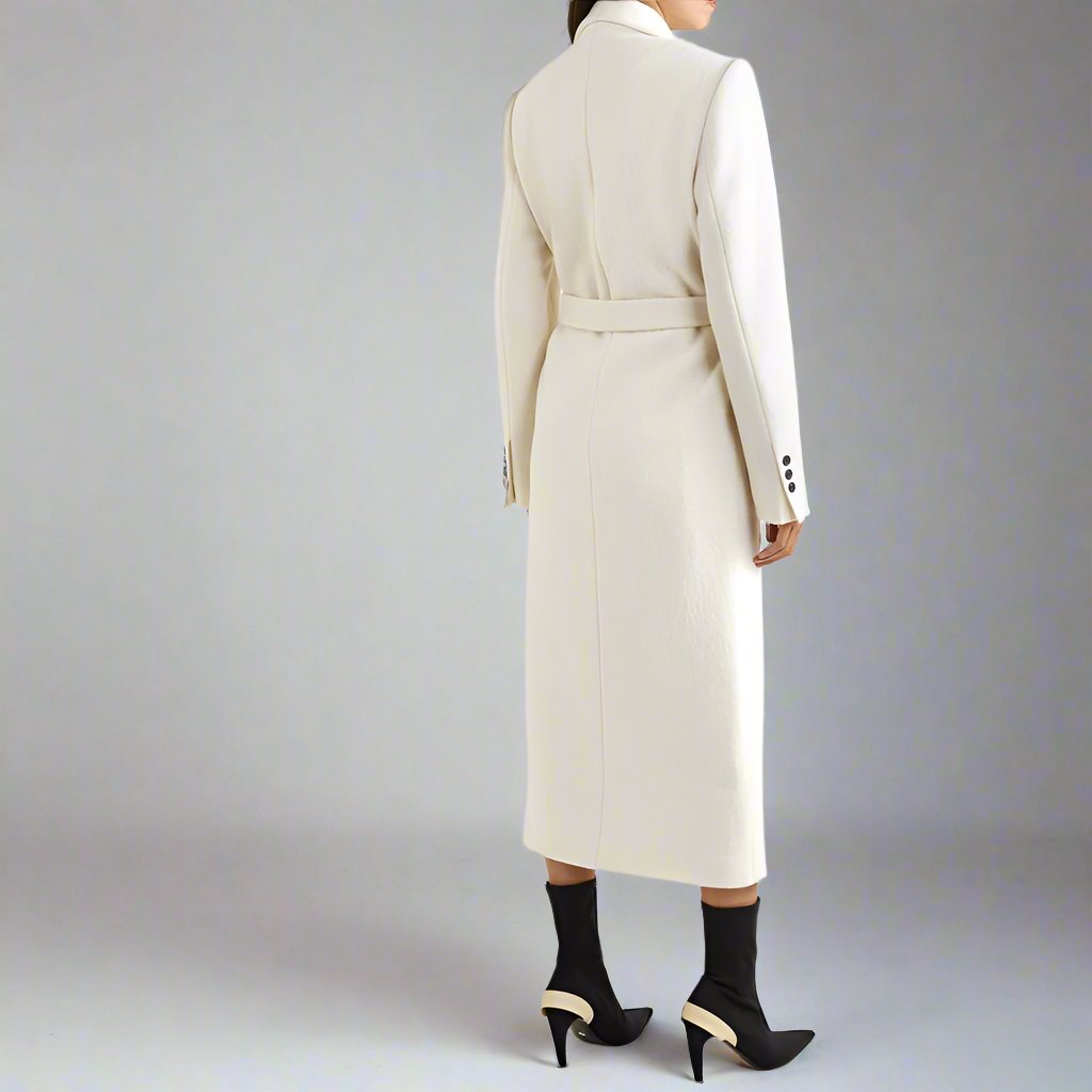 One-Button Long Coat