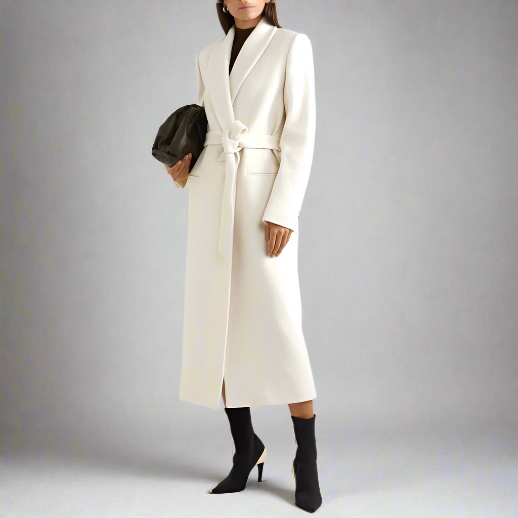 One-Button Long Coat