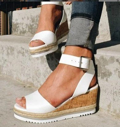 Trifle Bottom Wedge Sandals