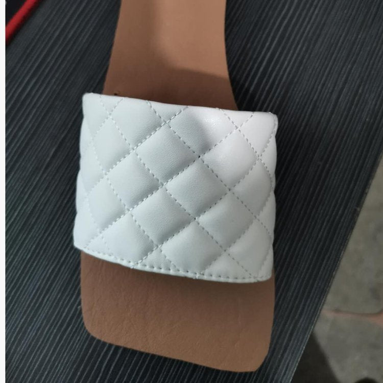 Cross-Border Square Toe Sandals