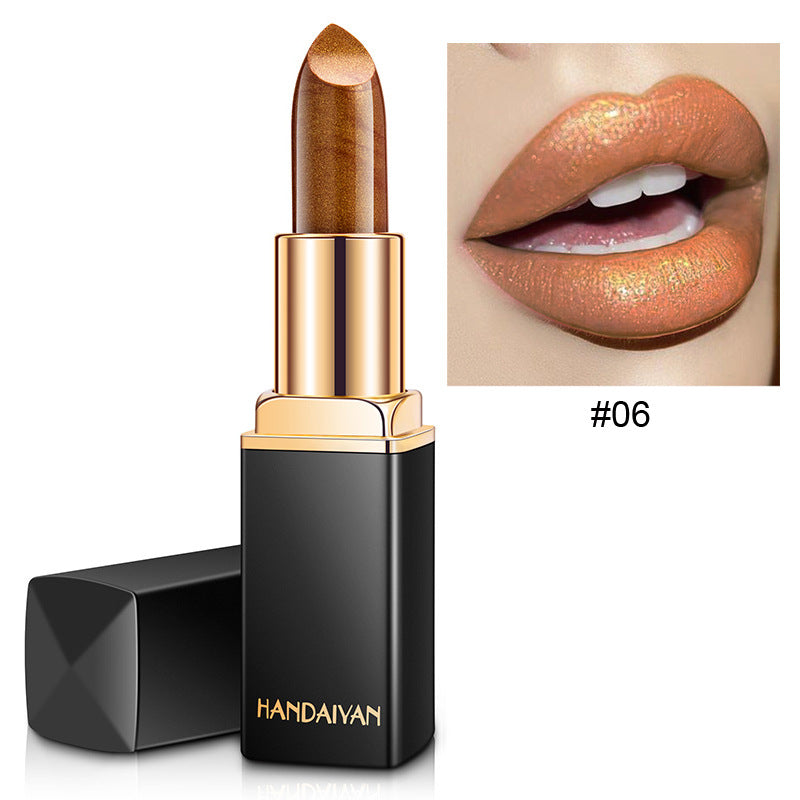 Pearlescent Shiny Metallic Lipstick
