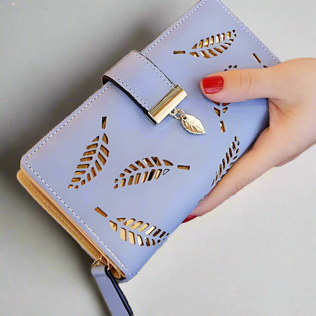 Gold Leaf Wallet Purse