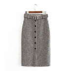 Houndstooth Hip skirt