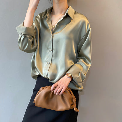 Solid Elegant Sleeve Blouse