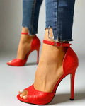 Super Stylish Red High Heel