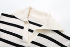 Loose Striped Knitted Sweater