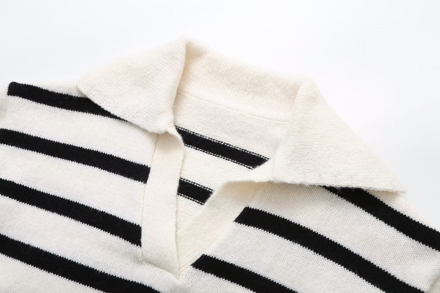 Loose Striped Knitted Sweater
