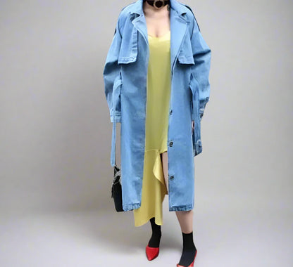 Denim Trench Coat