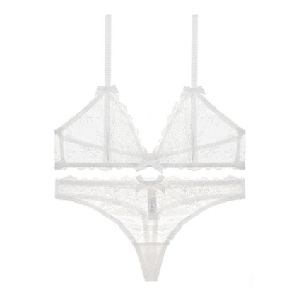 Wireless Triangle Cup Bra & Panties Sets