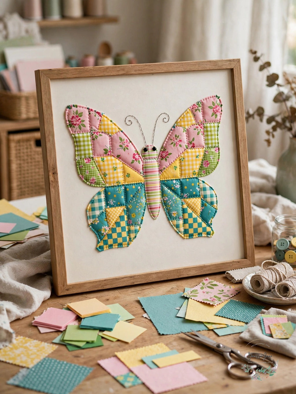 McCall's Creates W10628 Paper Quilt Creations Craft Pattern, Butterfly
