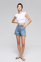 Me, Myself, And I Buckle Shorts HJ820