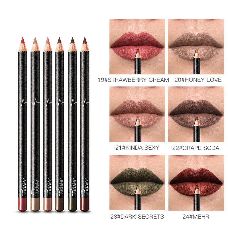 36 Color Waterproof Lip Liner