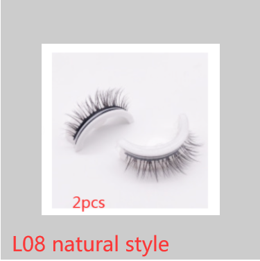 Reusable 3D Natural False Mink Eyelashes