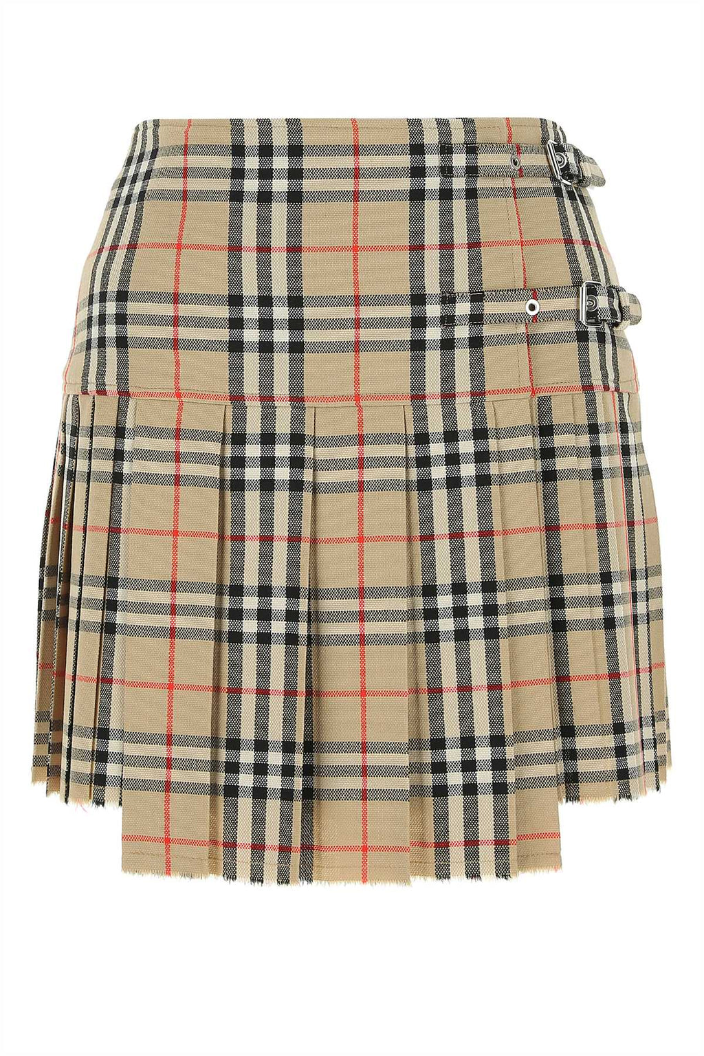 Burberry Embroidered Wool Mini Skirt