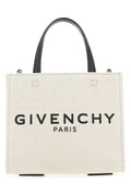 Givenchy Women Ivory Canvas Mini G-Tote Handbag