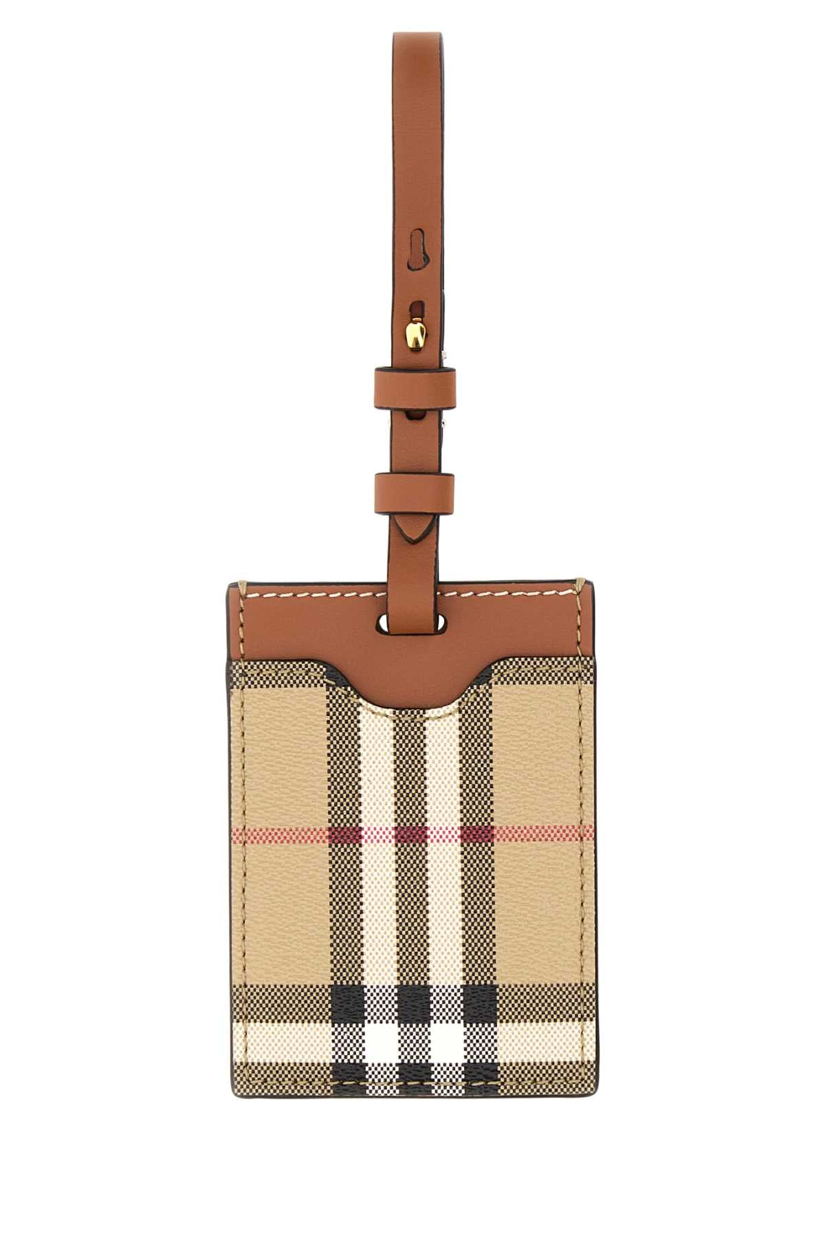 Burberry Women Printed Canvas Porte Adresse Plate