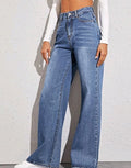 Loose High-Waist Wide-Leg Jeans