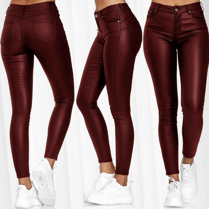 Skinny Faux Leather Pants